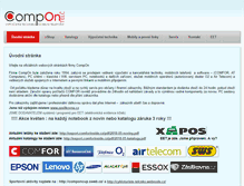 Tablet Screenshot of compon.cz